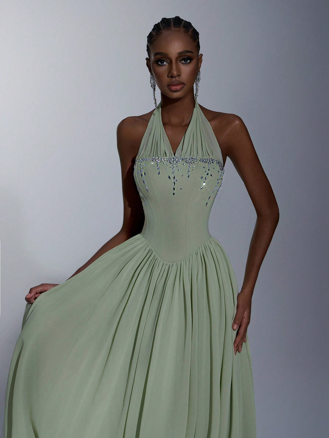 Rochie SHEIN, verde