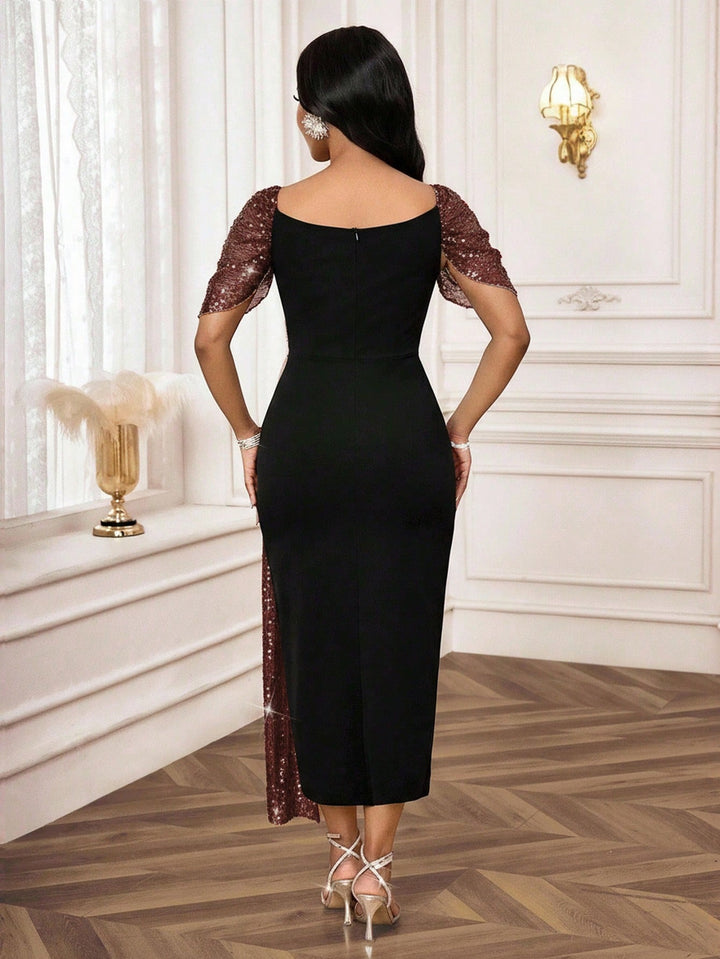 Rochie maxi SHEIN, mix culori