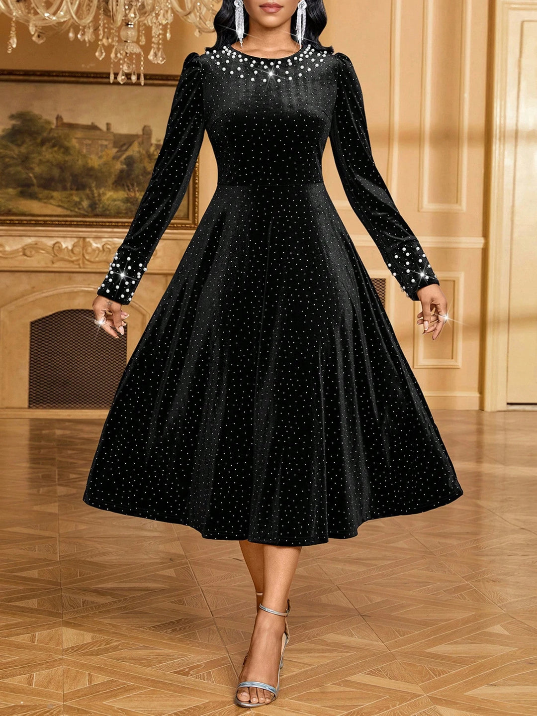 Rochie midi Shein, negru