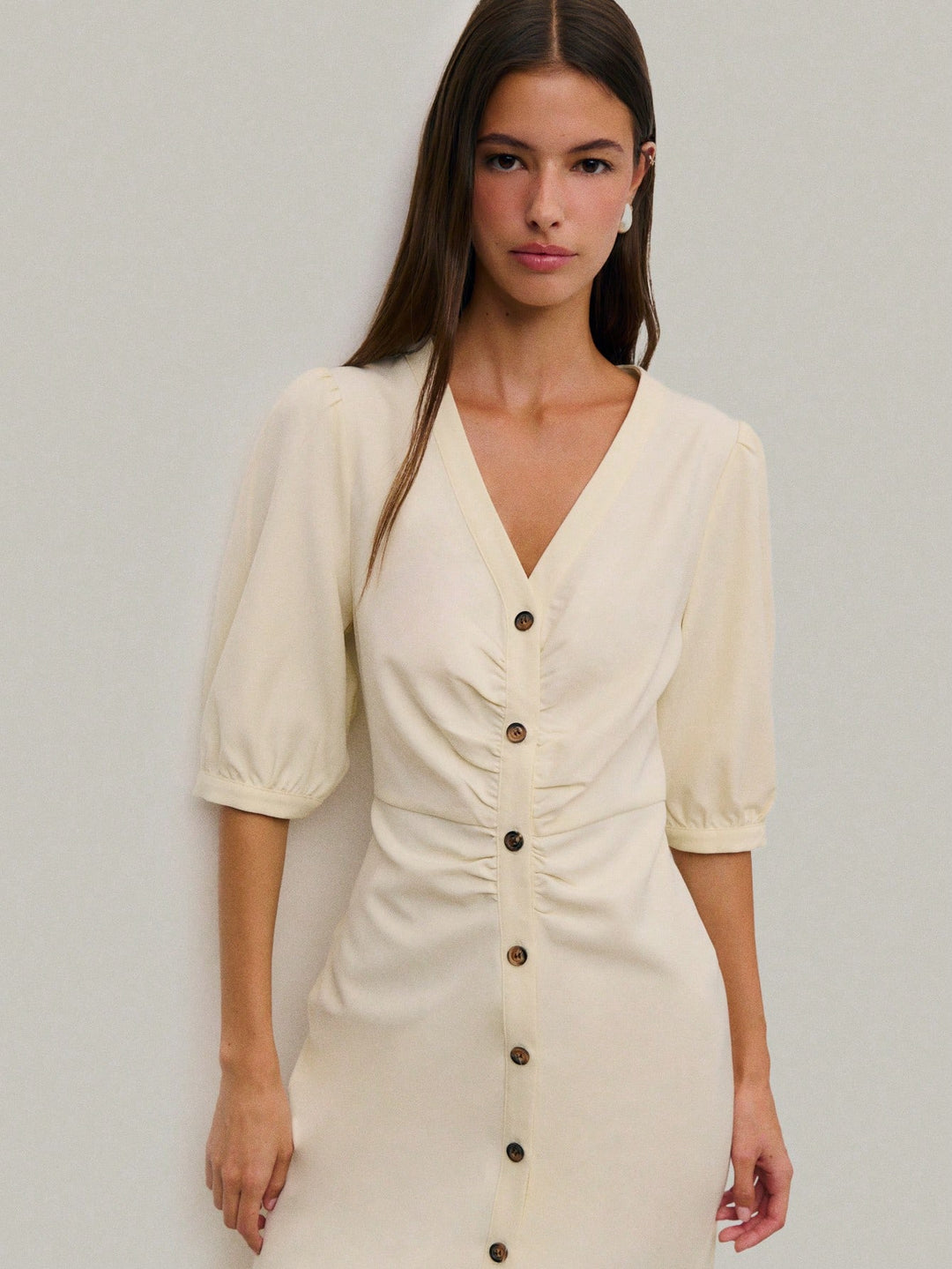 Rochie midi SHEIN, bej