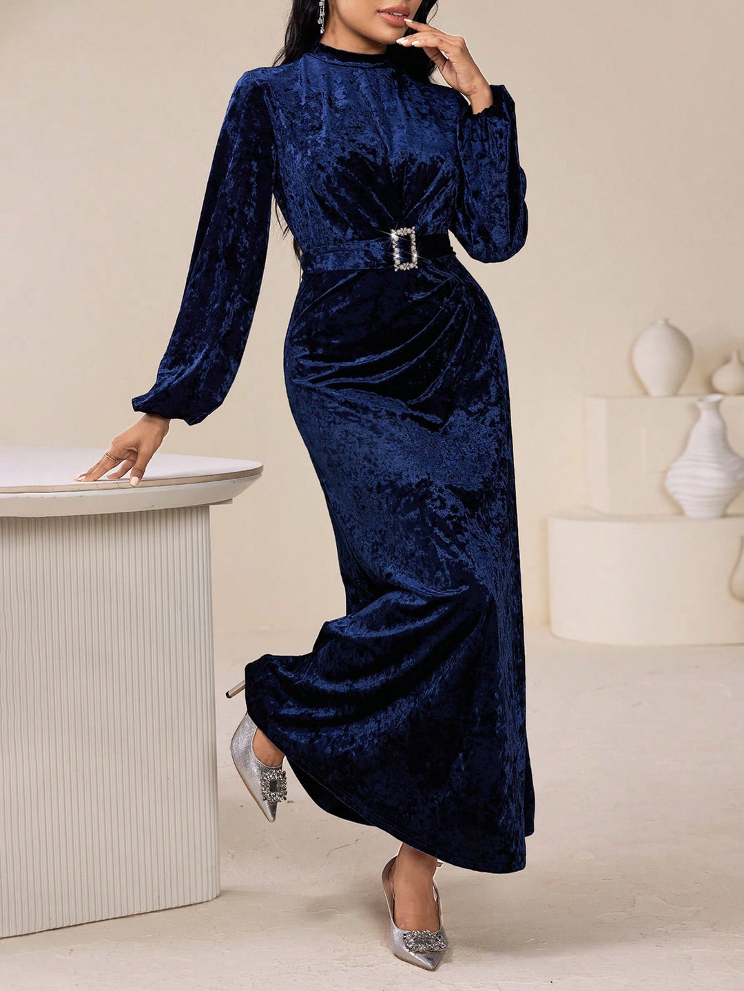 SHEIN Maxi Dress, Blue