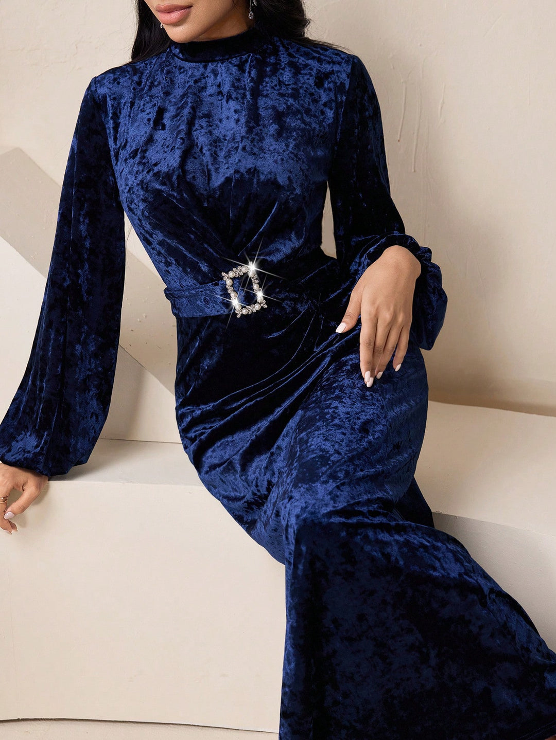 SHEIN Maxi Dress, Blue