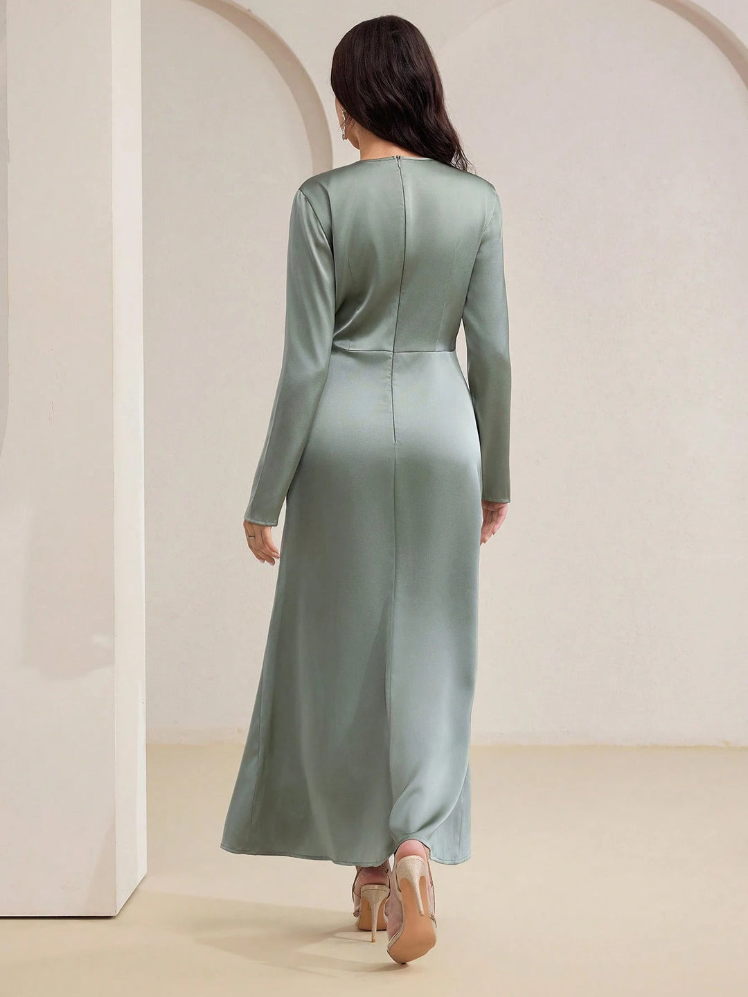 Rochie maxi SHEIN, verde