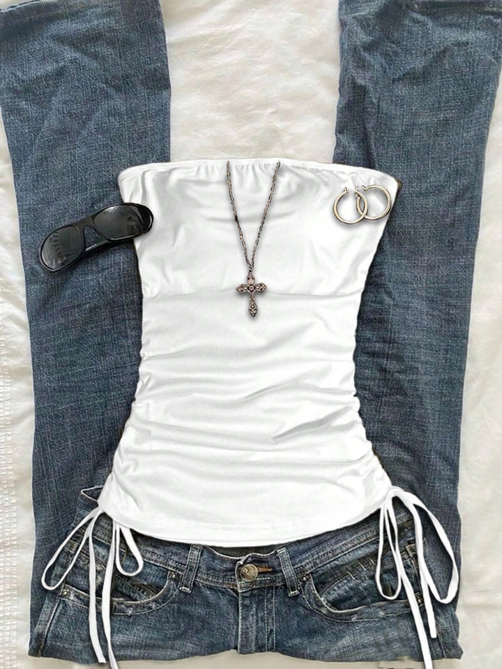 Top SHEIN, alb