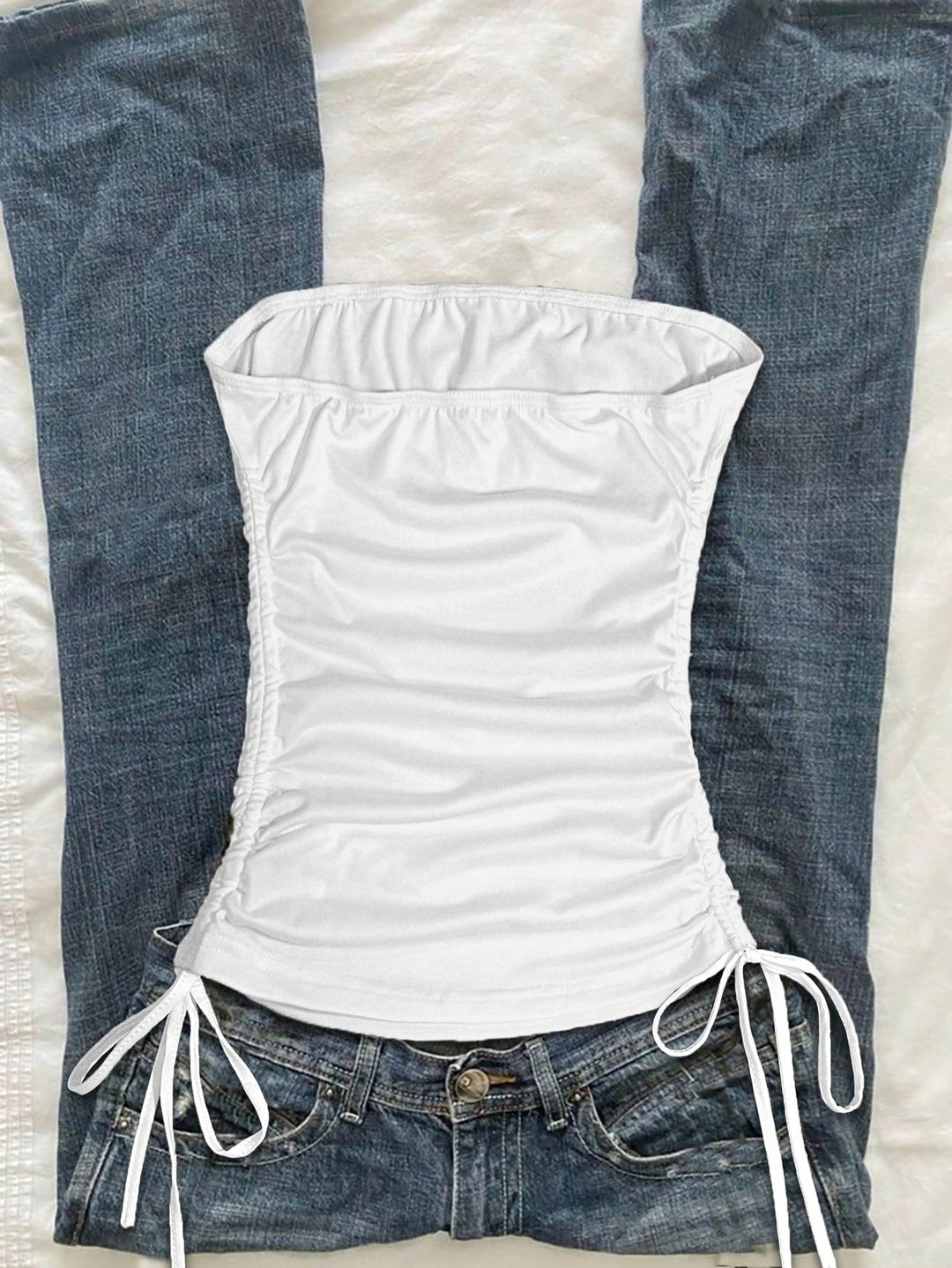 Top SHEIN, alb