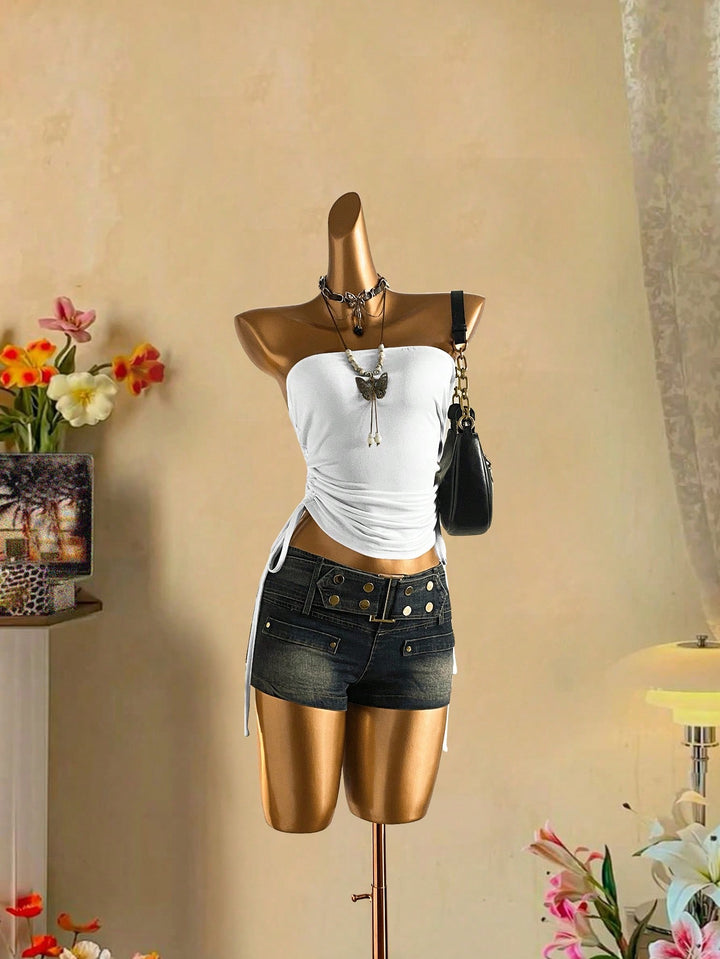 Top SHEIN, alb