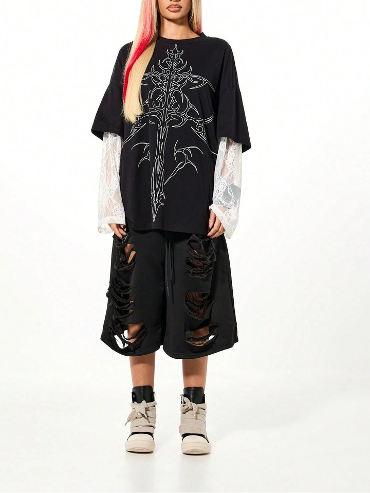 Tricou SHEIN, negru