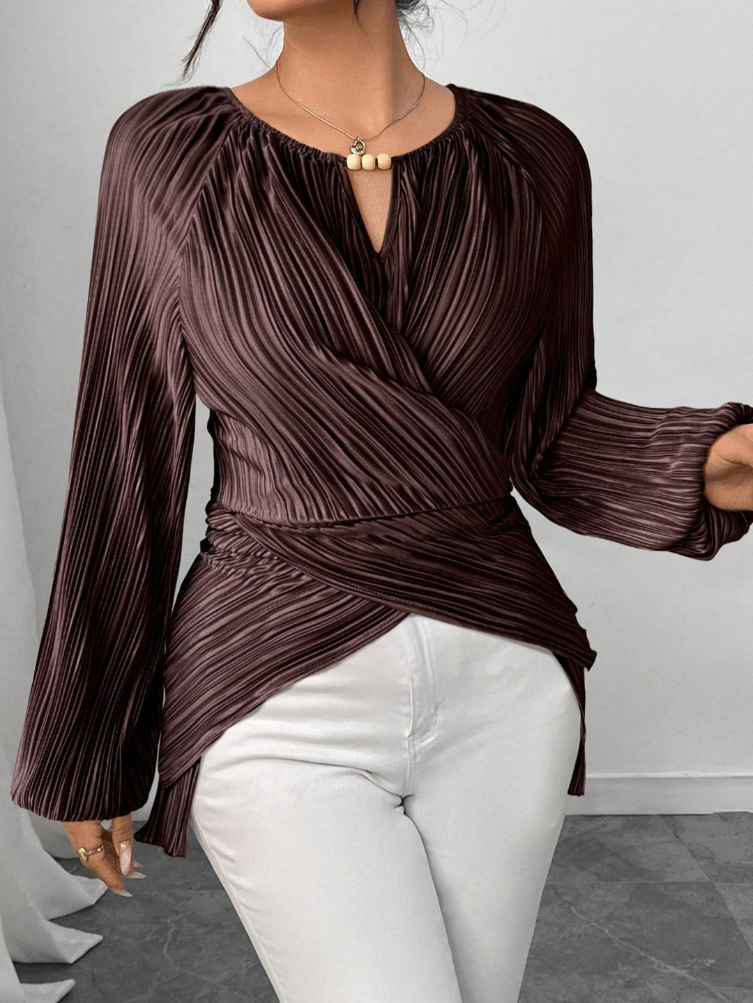 Bluza SHEIN, maro