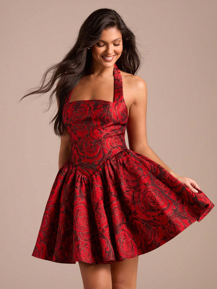 Rochie mini SHEIN, vișiniu