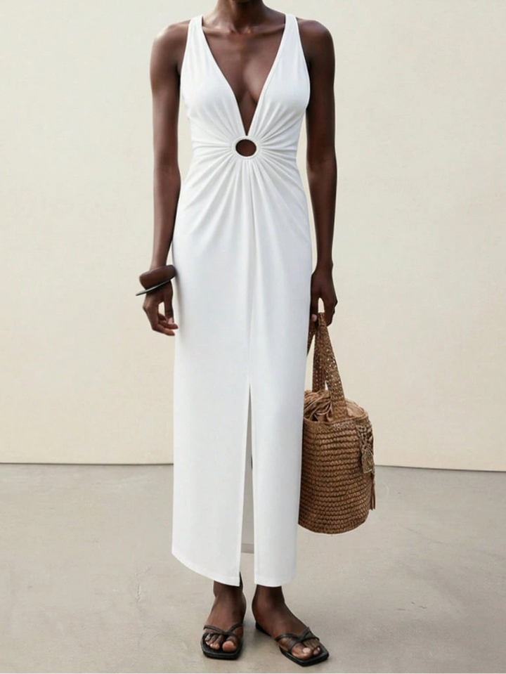 Rochie maxi SHEIN, alb