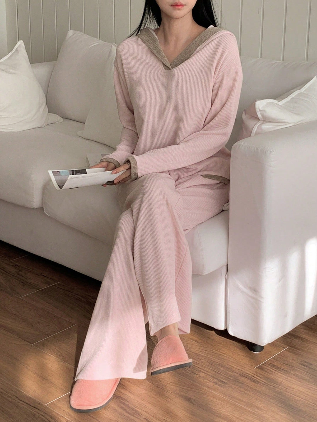 Set pijamale SHEIN, gri