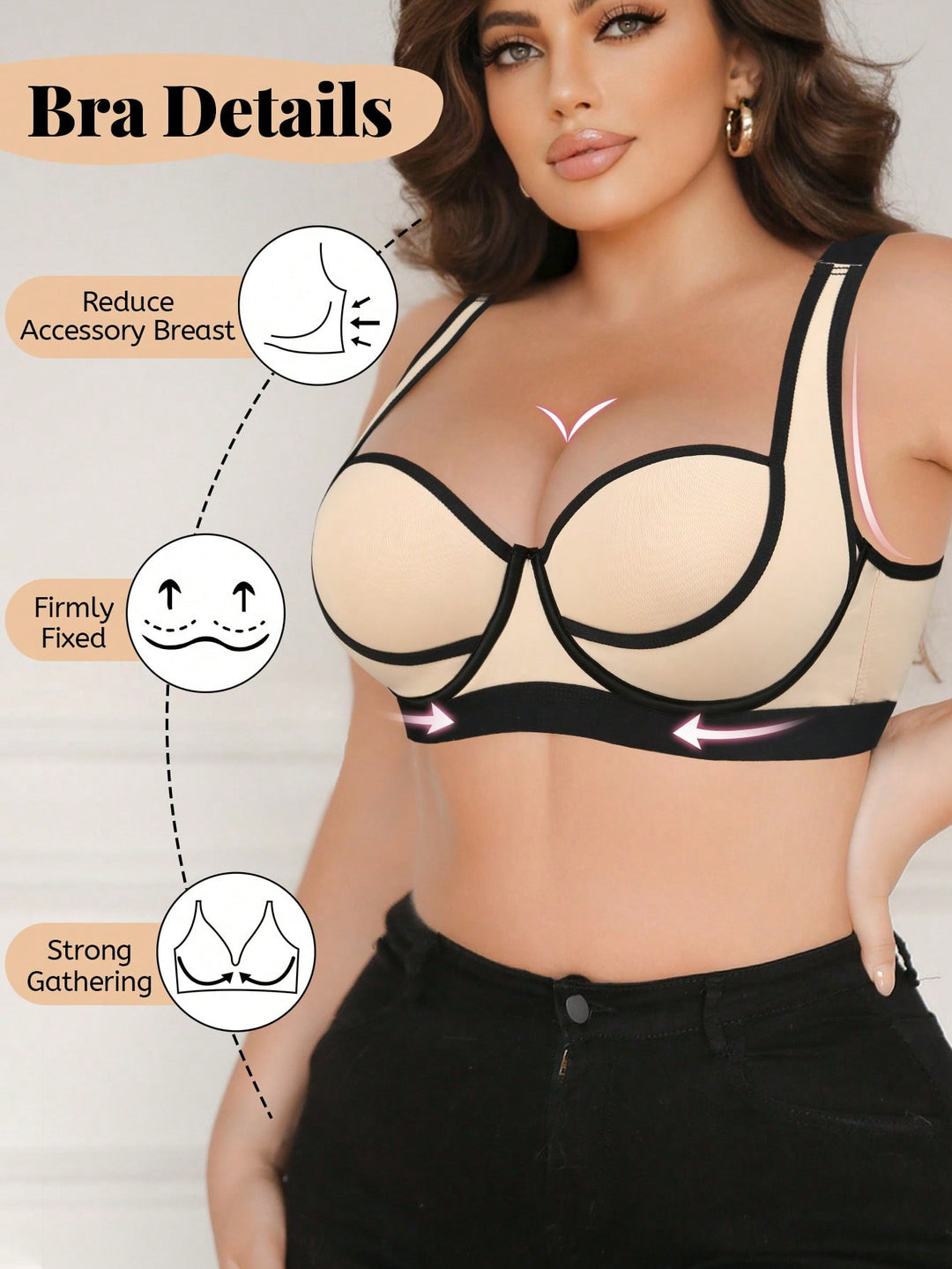 Sutien SHEIN, mix culori