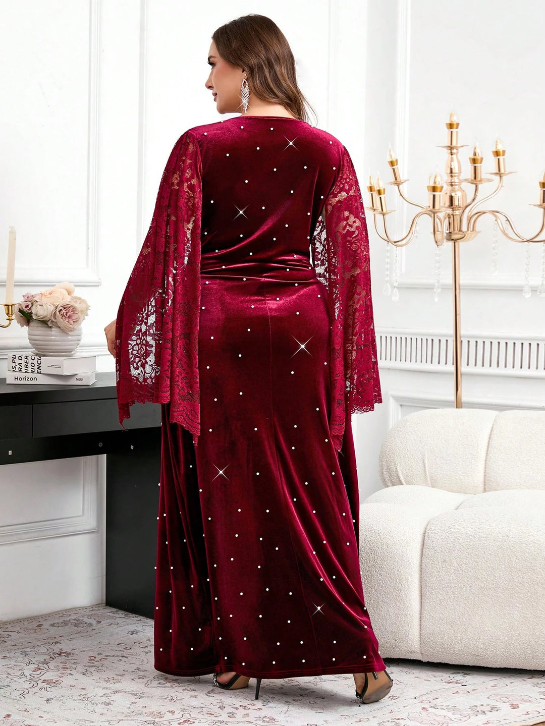 Rochie de ocazie SHEIN, vișiniu