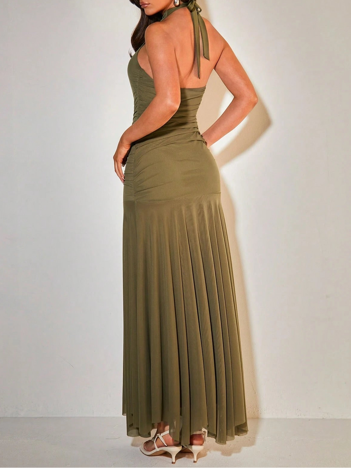 Rochie maxi SHEIN, verde