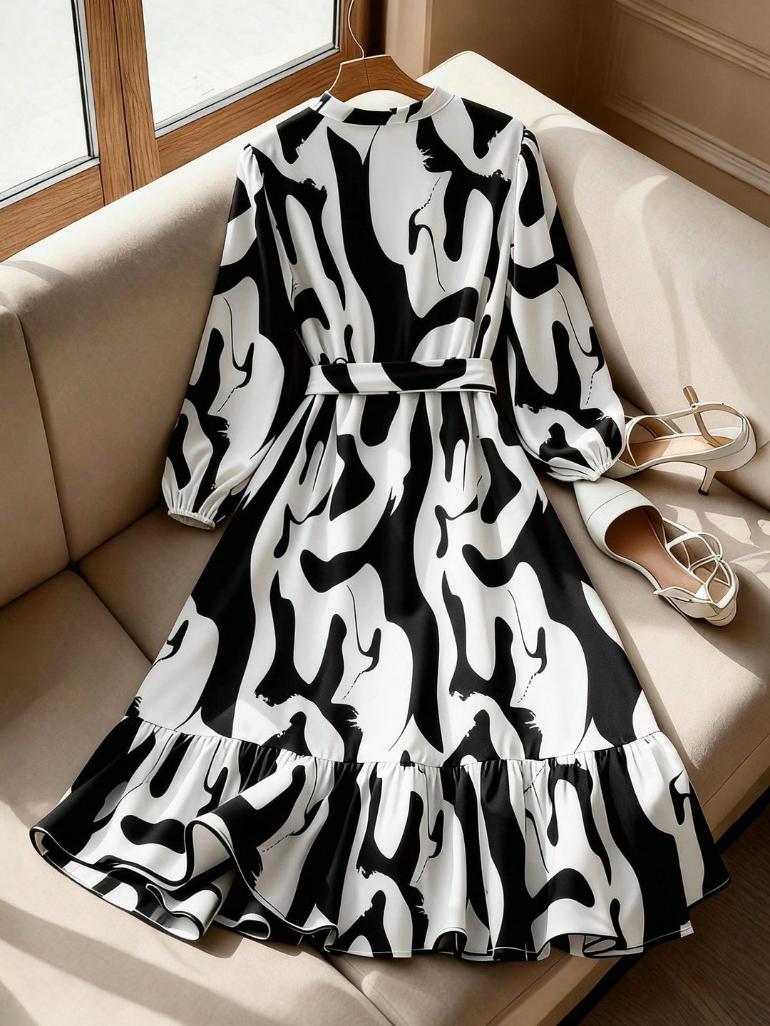 Rochie midi SHEIN, mix culori