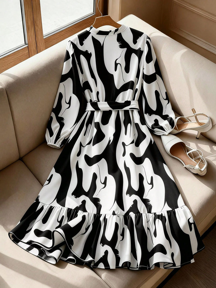 Rochie midi SHEIN, mix culori