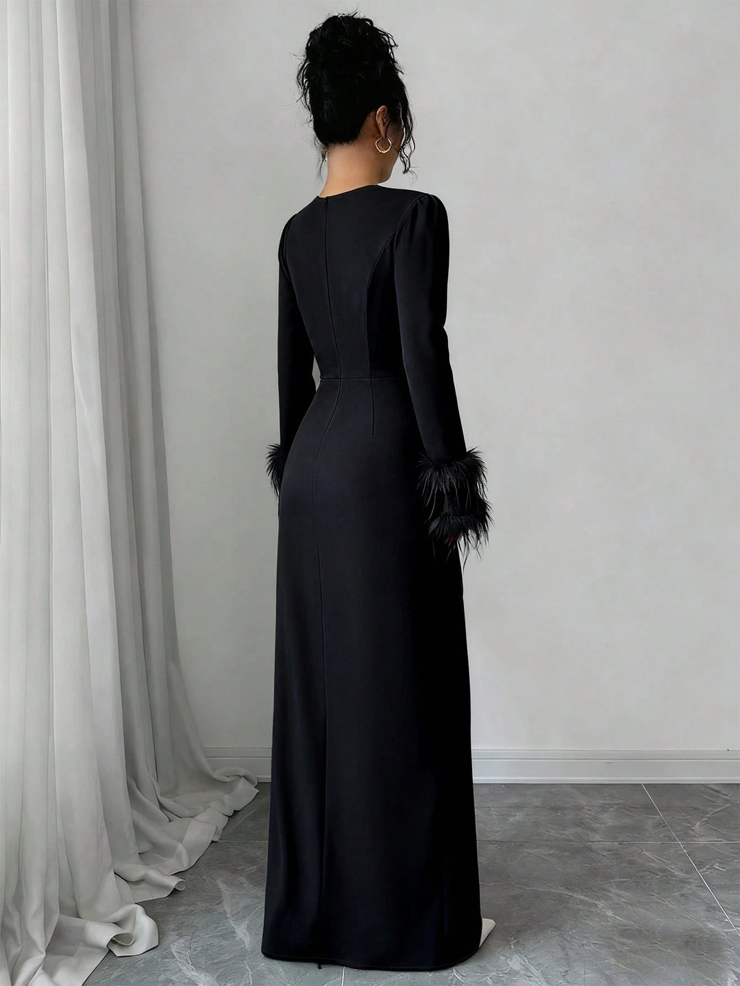 Rochie de ocazie SHEIN, negru