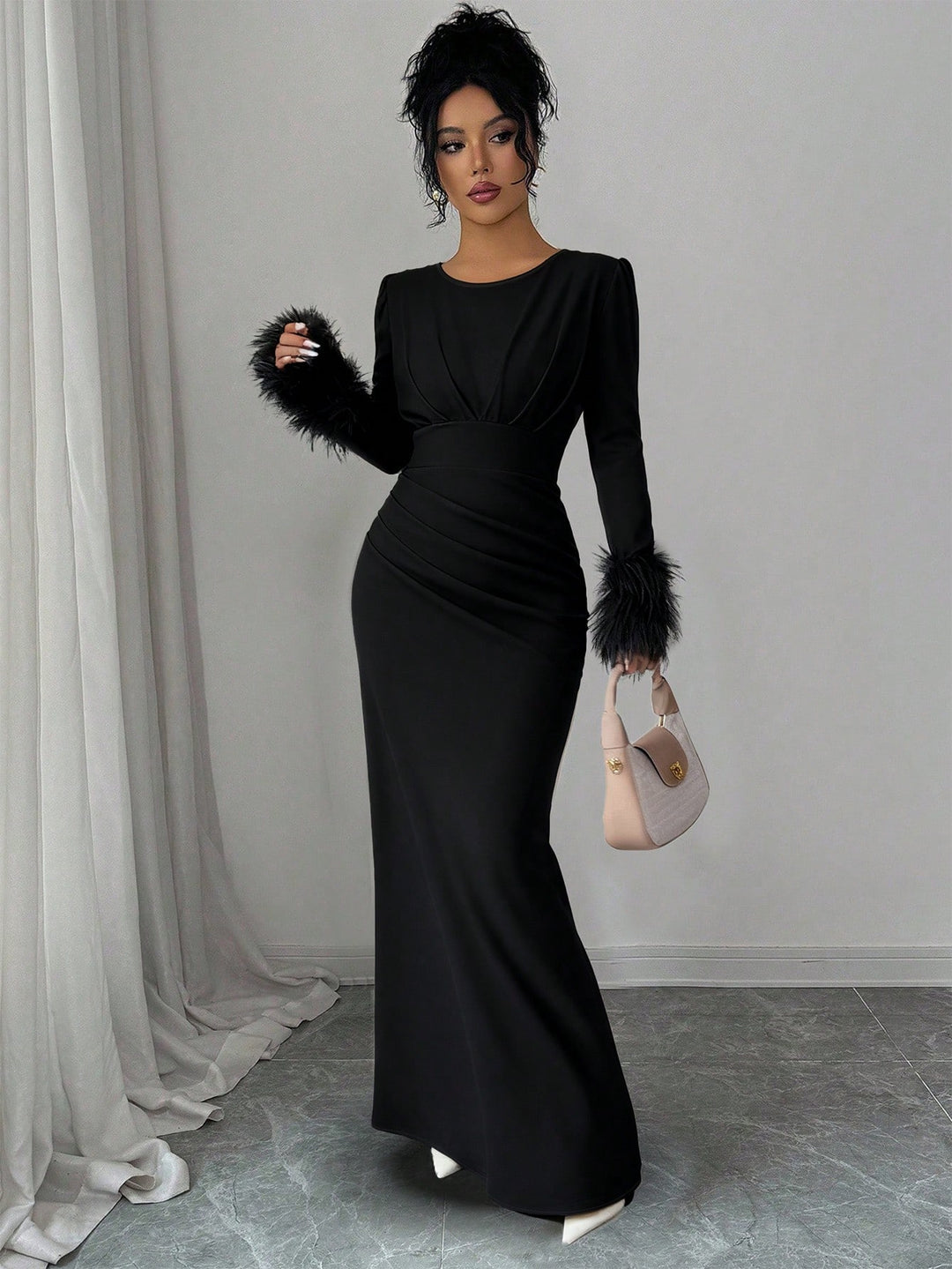 Rochie de ocazie SHEIN, negru
