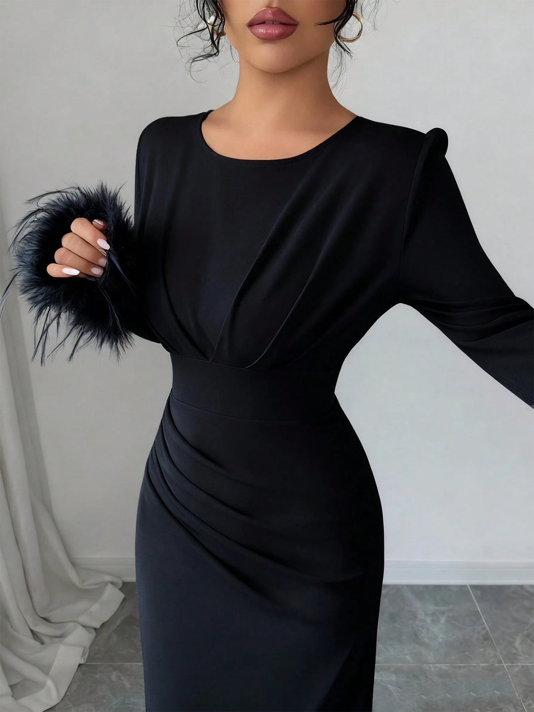 Rochie de ocazie SHEIN, negru