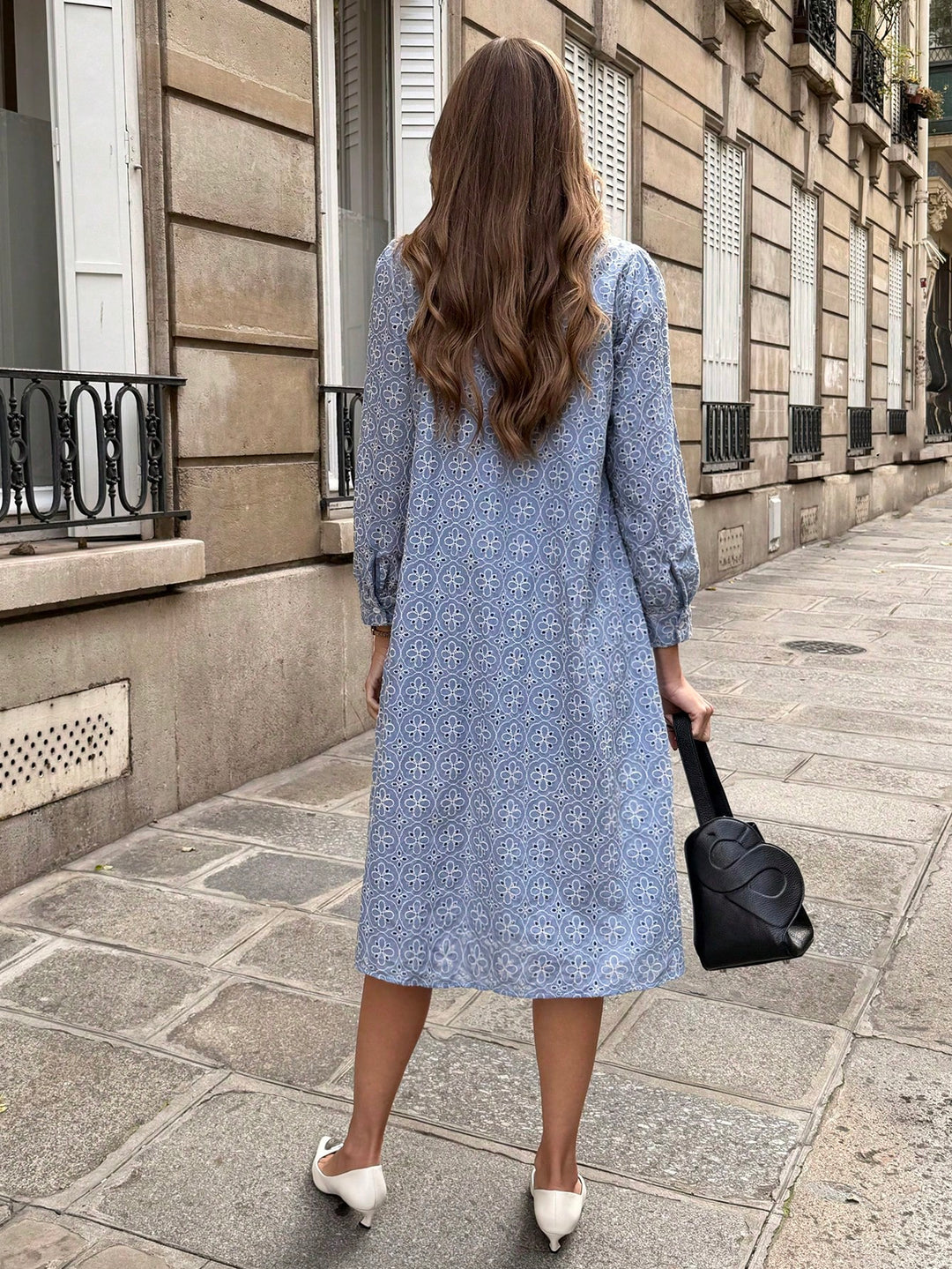 Rochie midi SHEIN, albastru