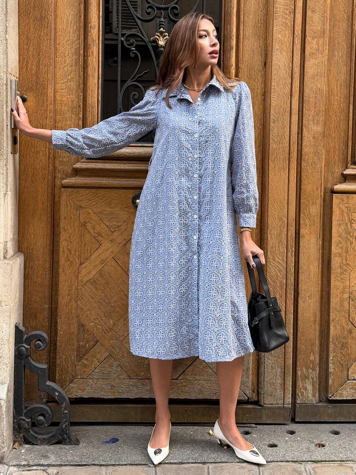 Rochie midi SHEIN, albastru