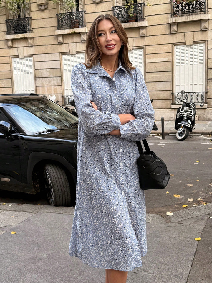 Rochie midi SHEIN, albastru