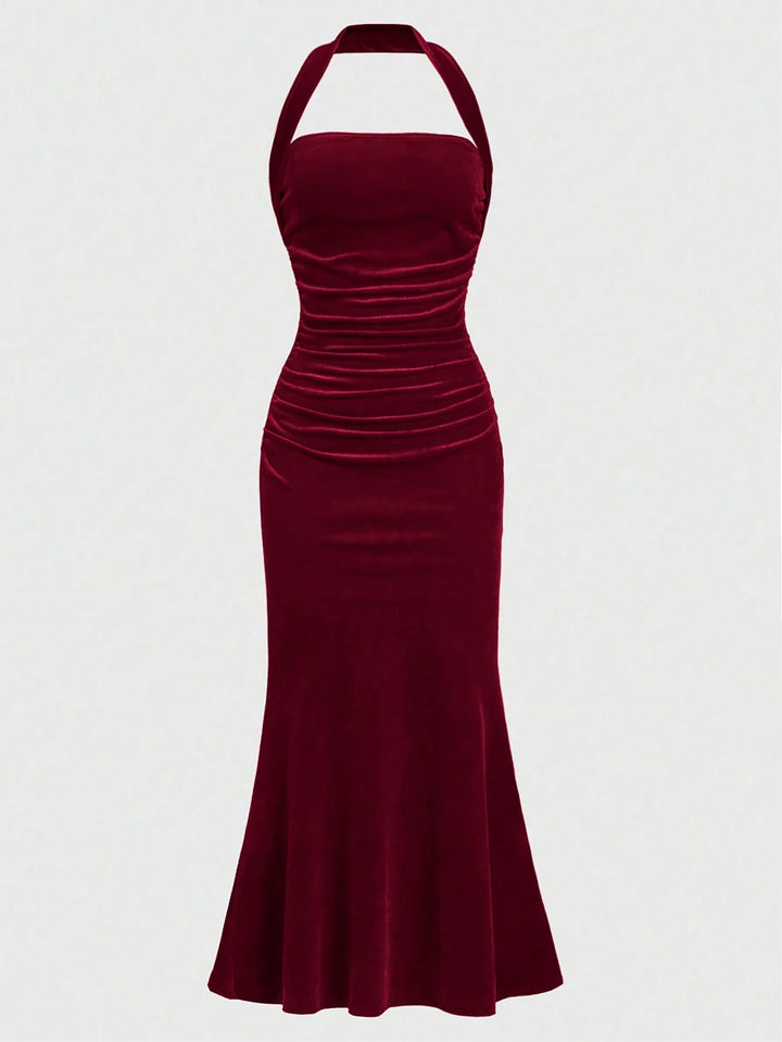 Rochie maxi SHEIN, vișiniu