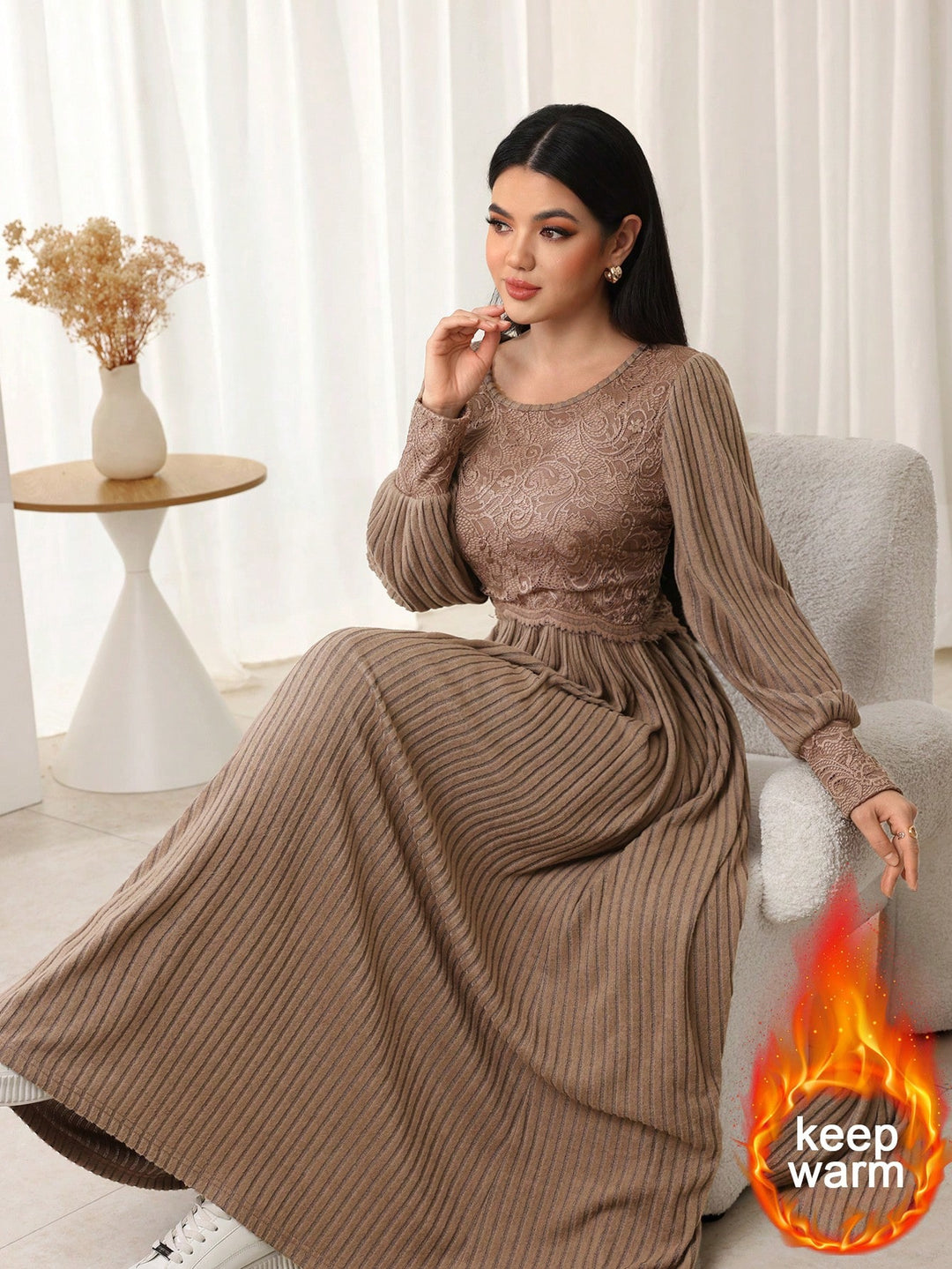 Rochie SHEIN, maro