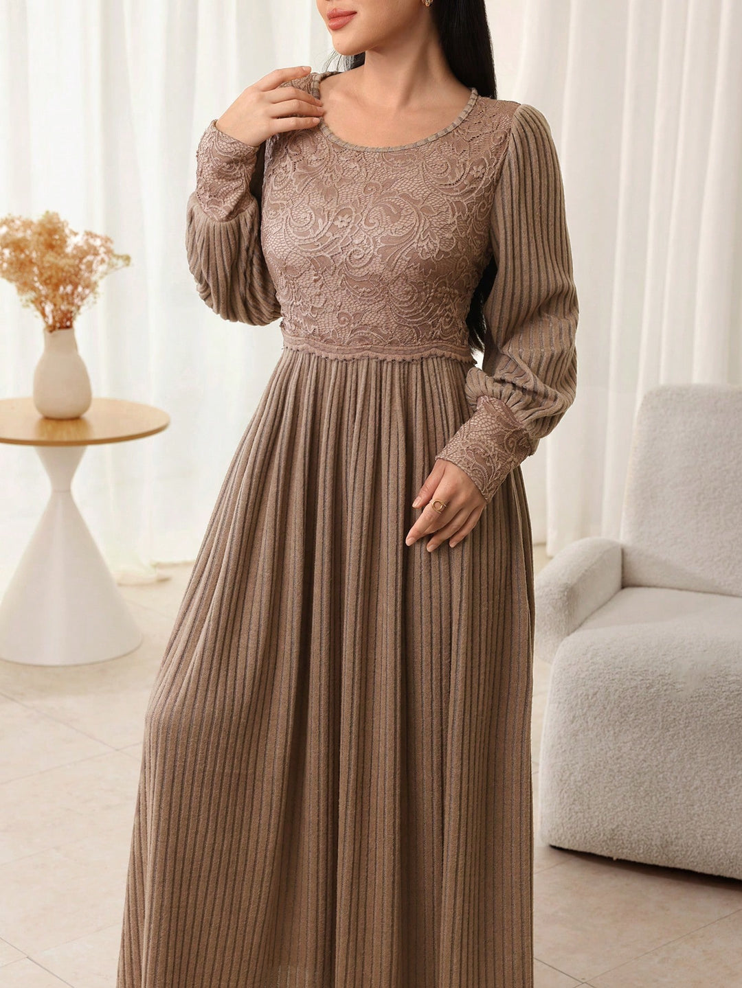 Rochie SHEIN, maro