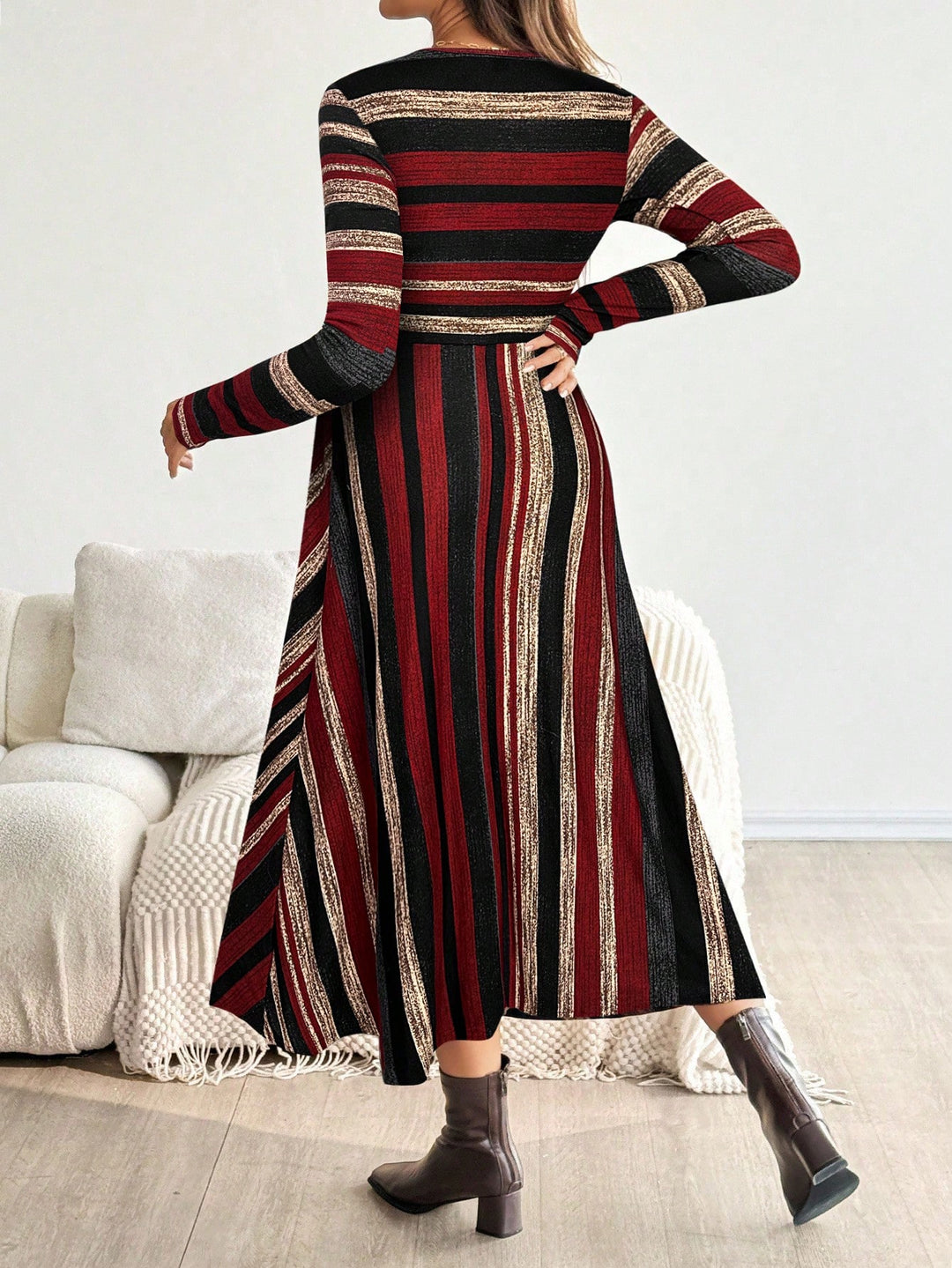 Rochie maxi SHEIN, mix culori