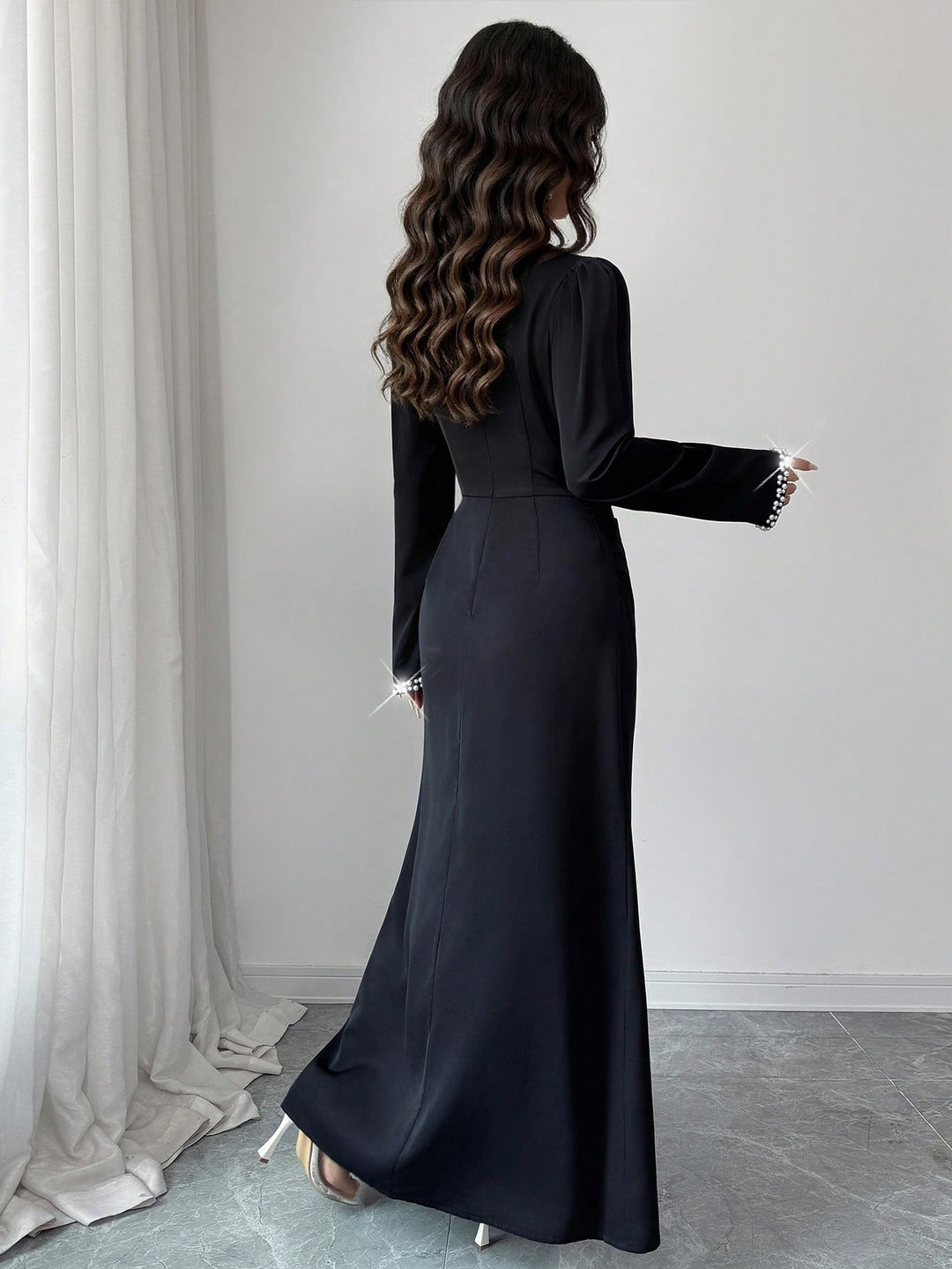 Rochie maxi SHEIN, negru