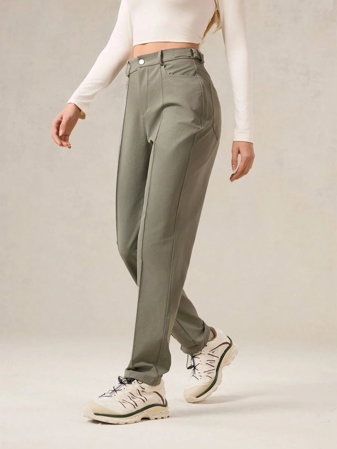 Pantaloni SHEIN, kaki