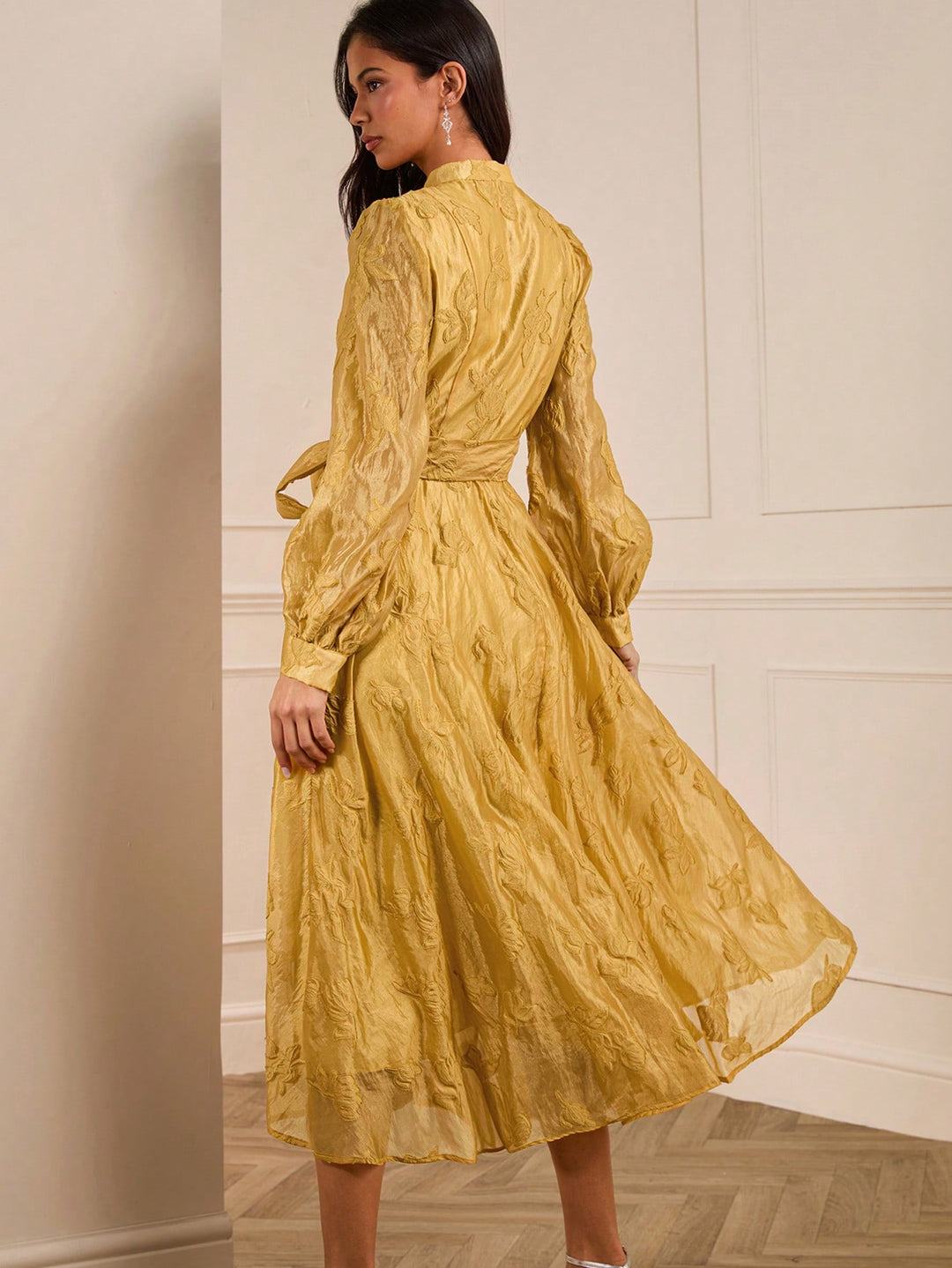 Rochie maxi SHEIN, galben