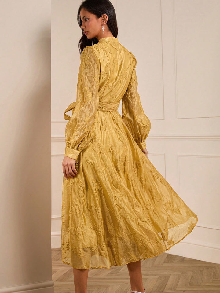 Rochie maxi SHEIN, galben