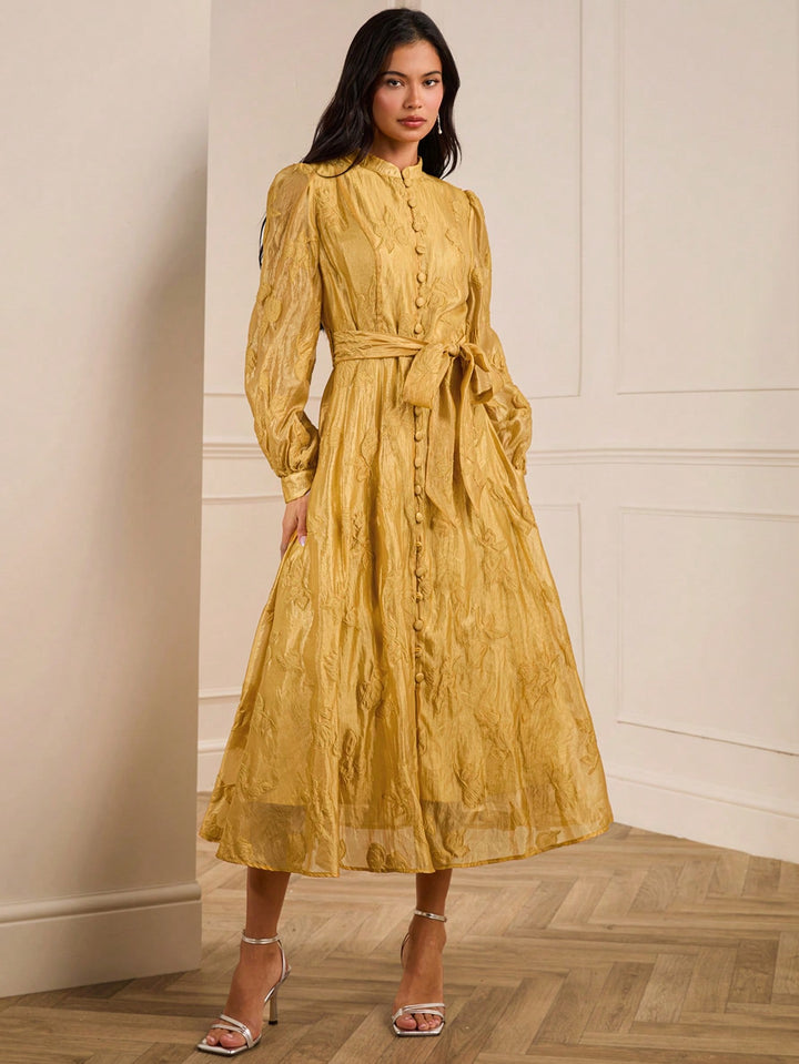 Rochie maxi SHEIN, galben