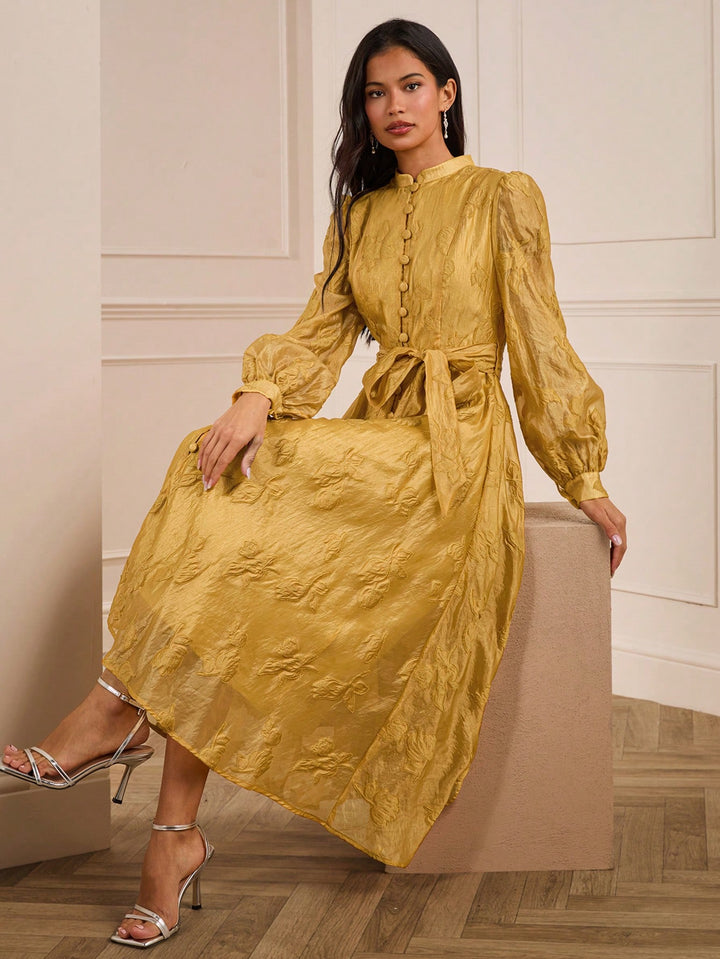 Rochie maxi SHEIN, galben
