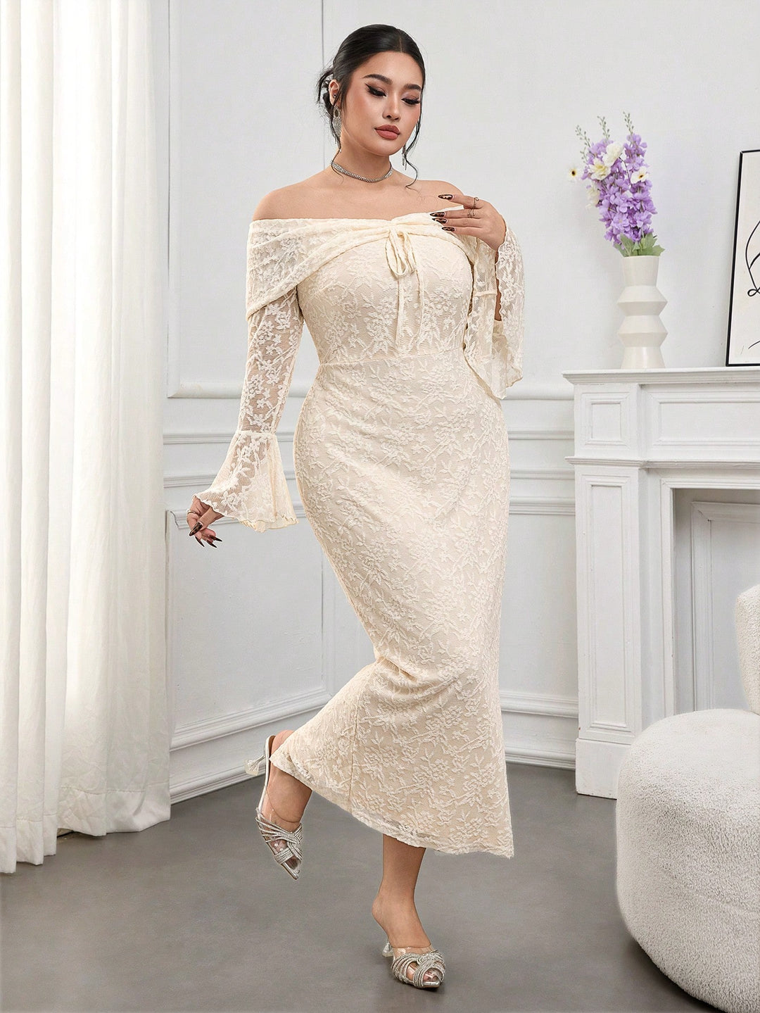 Rochie SHEIN, bej