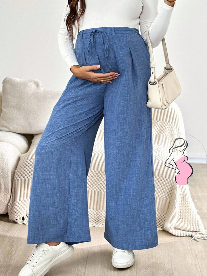 Pantaloni SHEIN, albastru