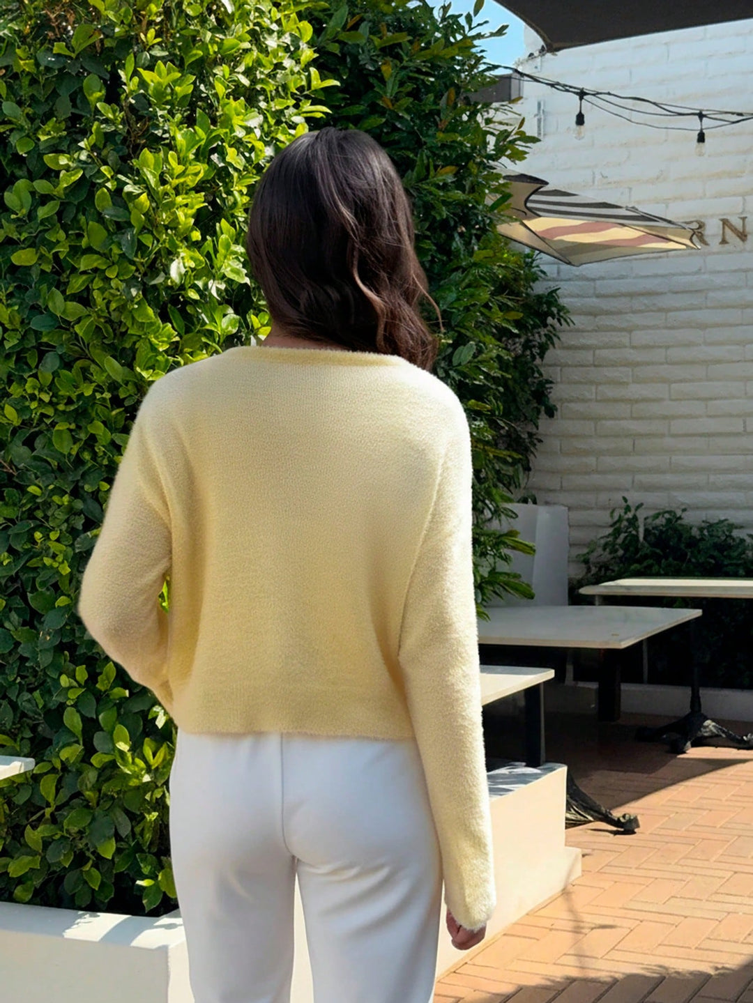 Cardigan SHEIN, galben