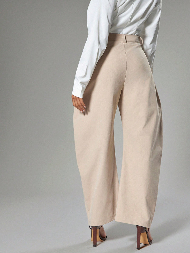 Pantaloni SHEIN, maro