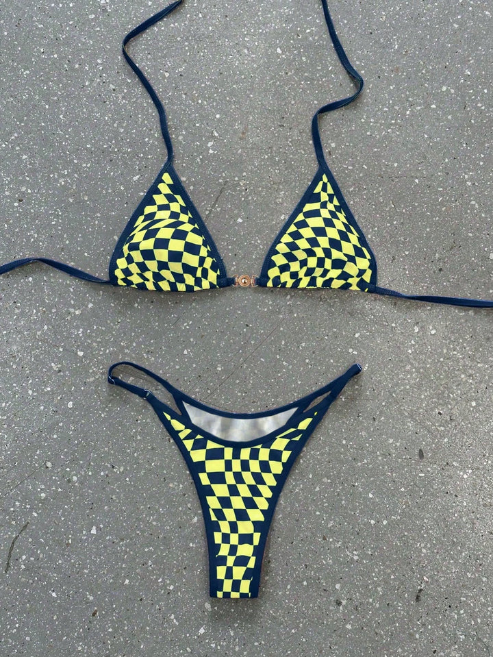 Set bikini SHEIN, galben