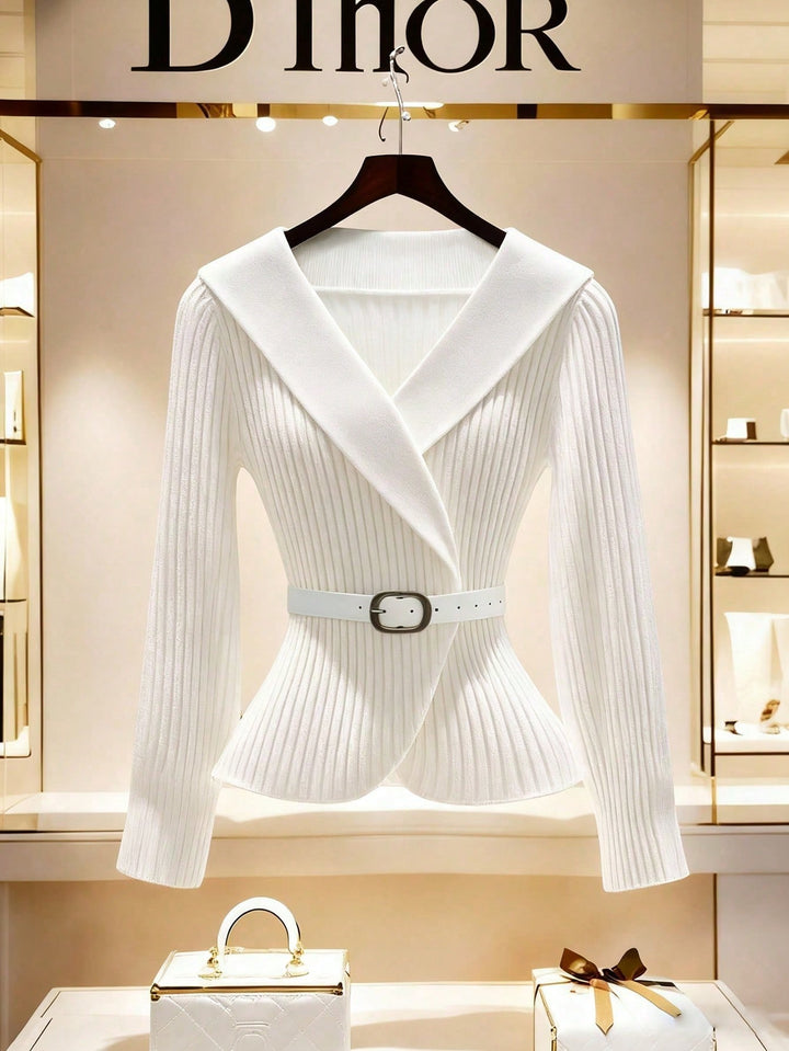 Cardigan SHEIN, alb