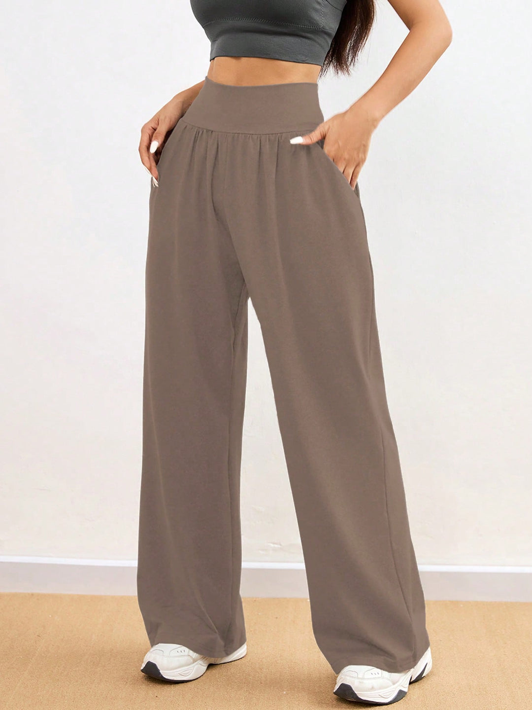 Pantaloni SHEIN, kaki
