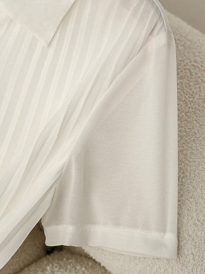 Rochie maxi SHEIN, alb