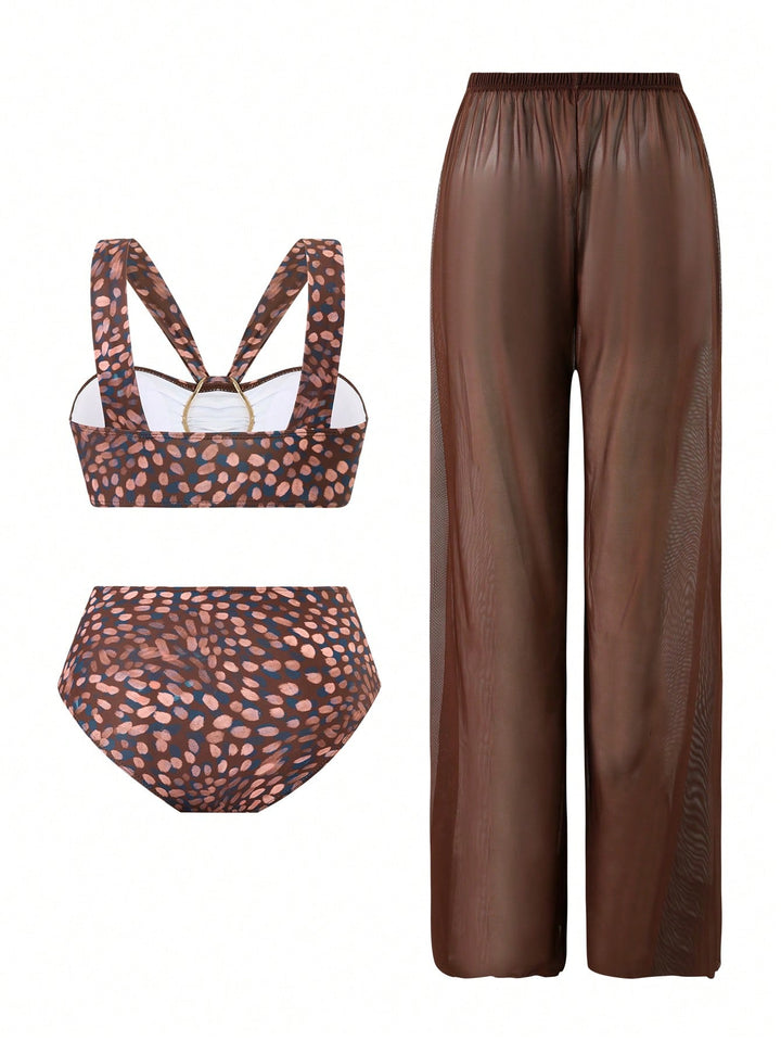 Set bikini de baie SHEIN, mix culori