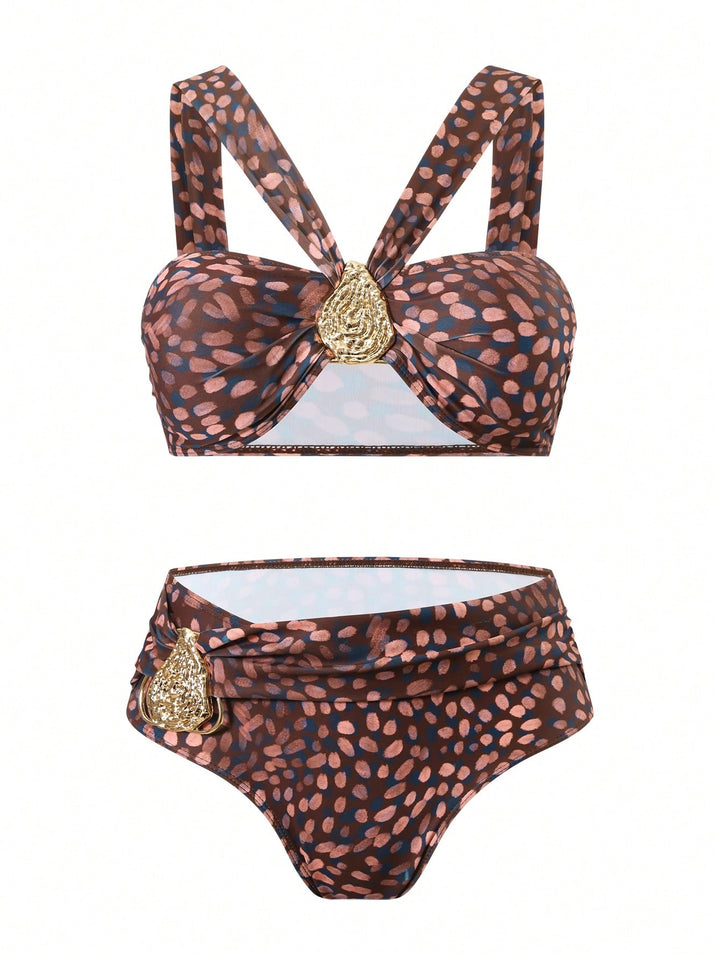 Set bikini de baie SHEIN, mix culori