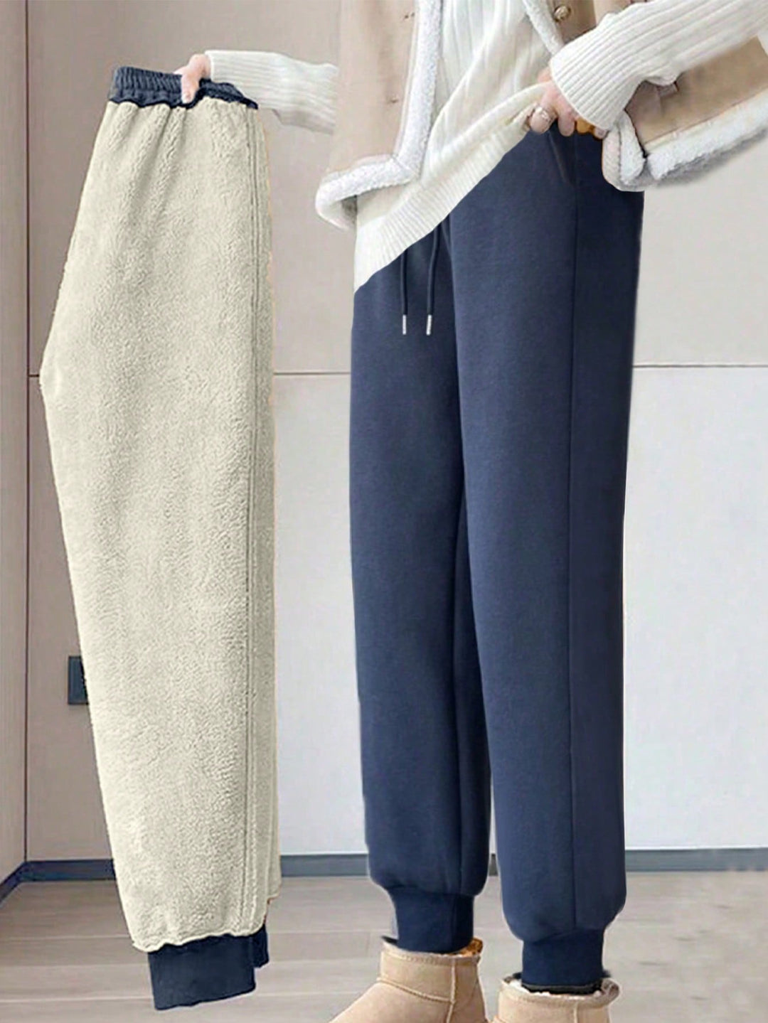 Pantaloni SHEIN, albastru