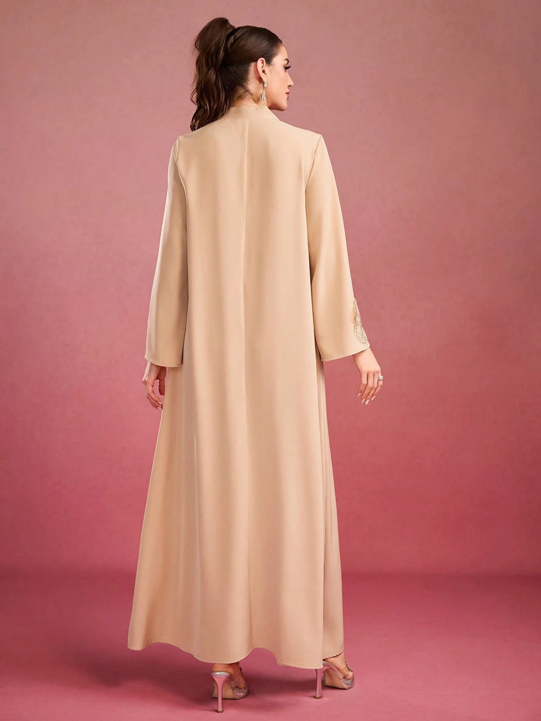 Rochie maxi SHEIN, bej