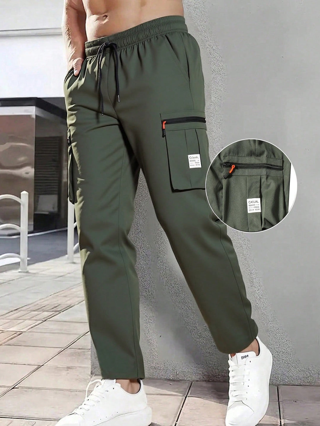 Pantaloni SHEIN, kaki