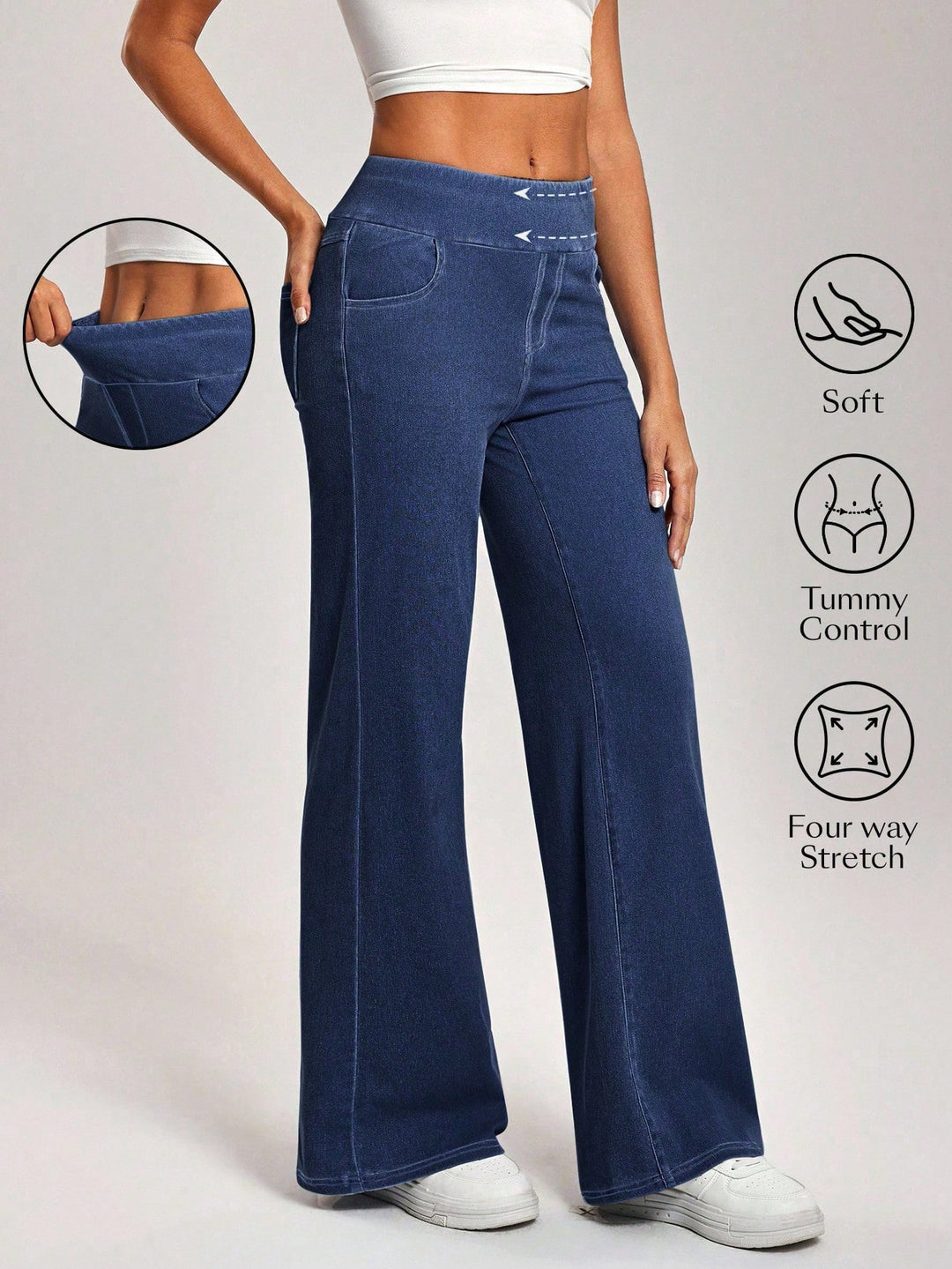 Jeans SHEIN, albastru